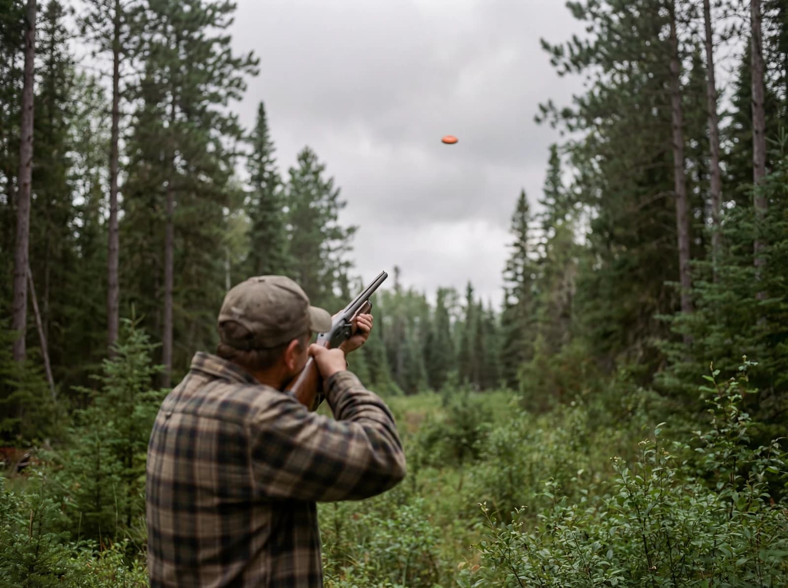 Clay pigeon shooting