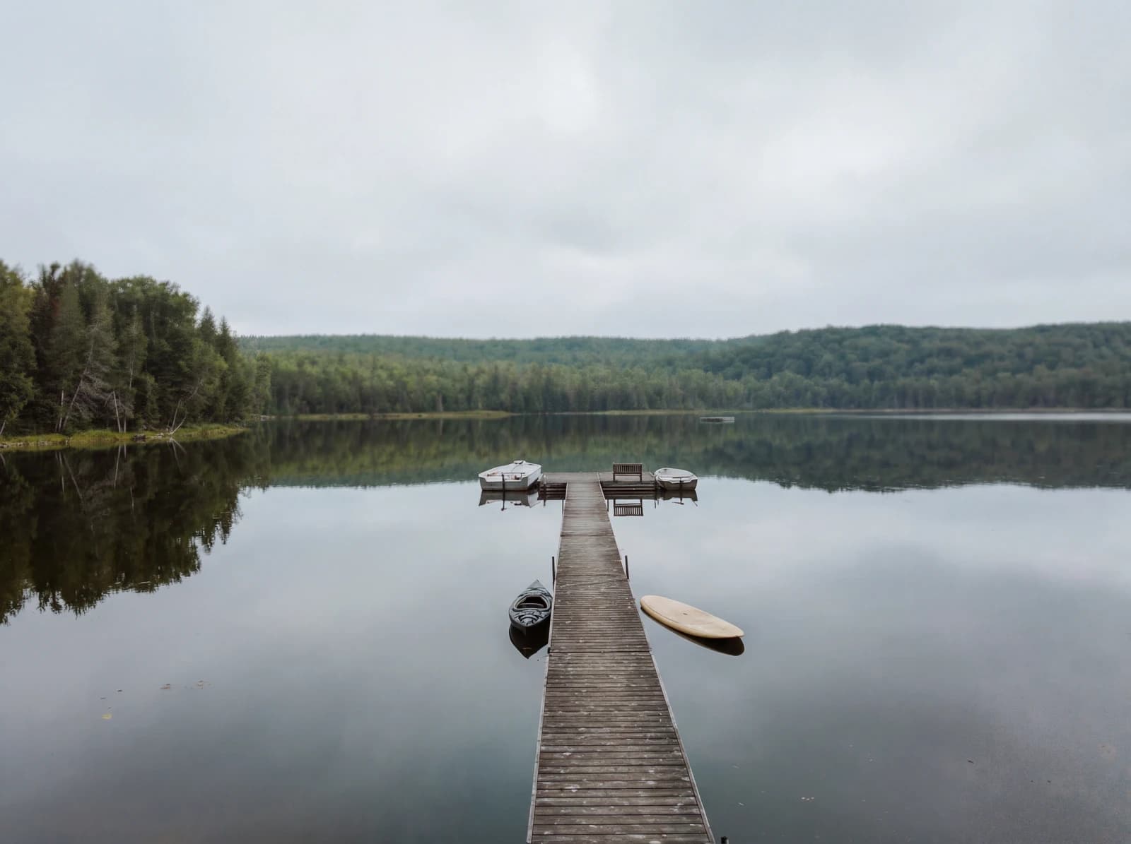 Platform and lake view