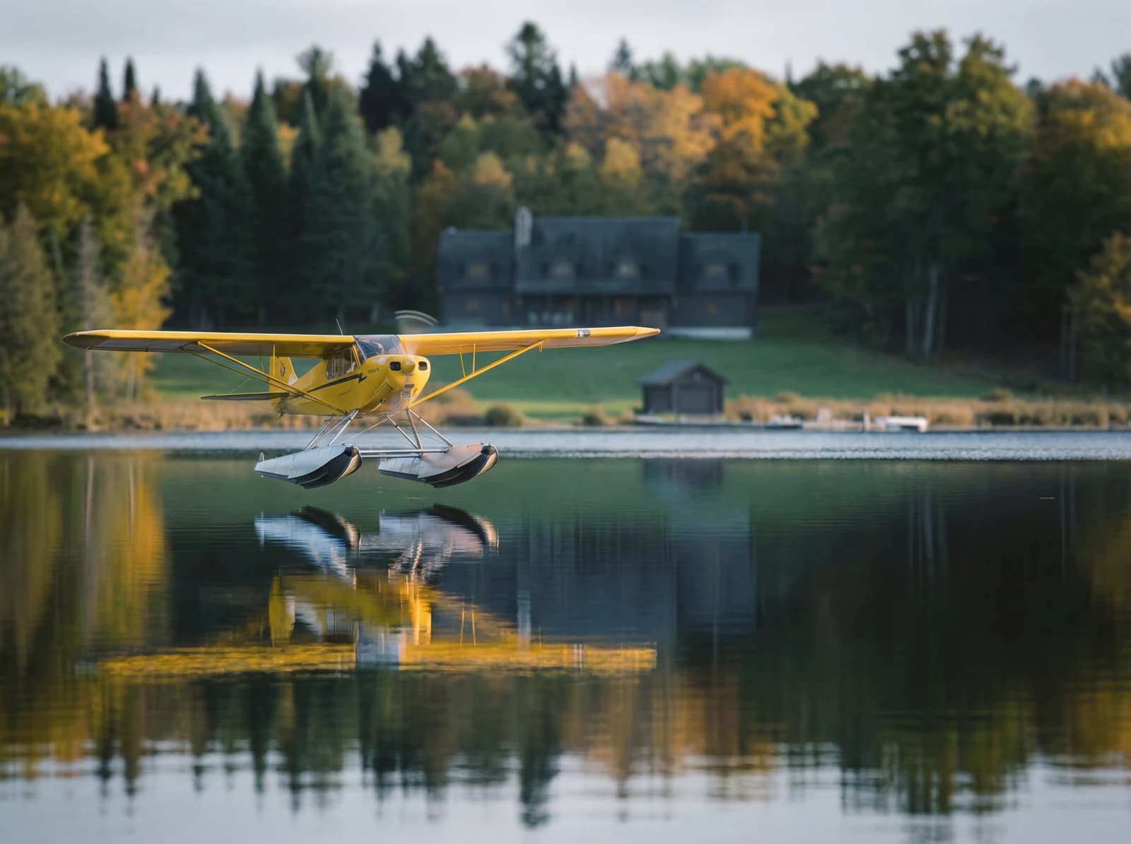 Seaplane at the dock