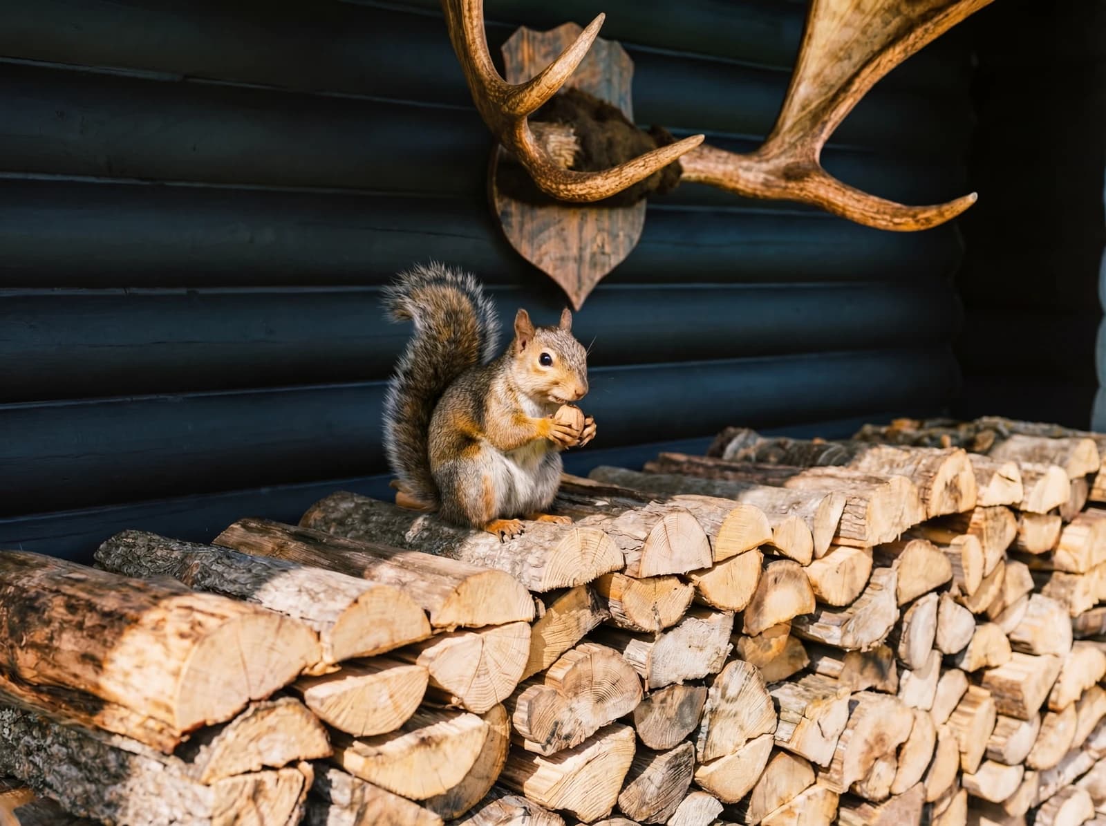 Squirrel in the forest